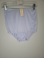 Vintage Vanity Fair Tricot Nylon Lavender Sheer Panties Size 5