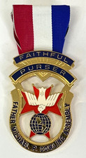 Vintage Knights Of Columbus Faithful Purser Medal