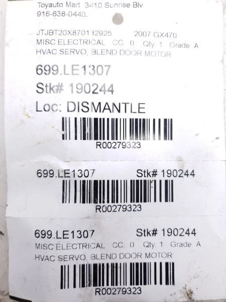 03 04 05 06 07 08 09 Lexus GX470 AC Servo 063700-8860 Foto 4 de 4