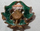 WW2 ERA SCOTTISH REGIMENT MILITARY SWEETHEART BADGE WORLD WAR II