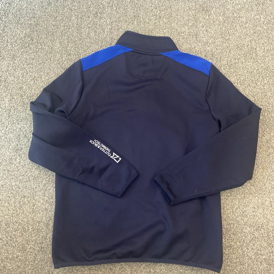 Cutter & Buck Mens 1/4 Zipped Long Sleeve Golf Jumper Size Medium - Image 4 of 4