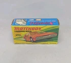 Matchbox Lesney Superfast No20 LAMBORGHINI MARZEL" Empty i TYPE box" WITHOUT NEW