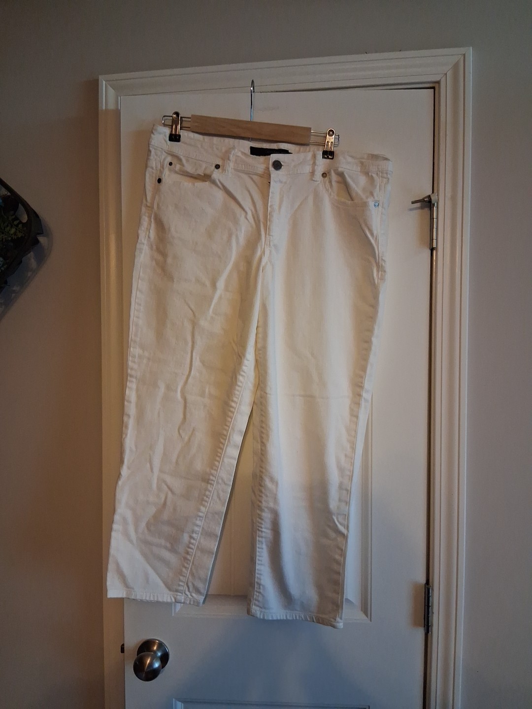 calvin klein jeans women Skinny Crop  White Size 16