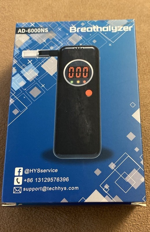 Breathalyzer,High-Accuracy Professional Alcohol Tester New.  Lot of 10