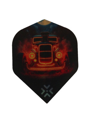 3 Dart Flights ''Leuchtender LKW'' Bullet Darts