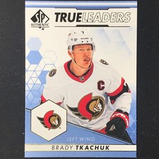 2022-23 SP Authentic NHL BRADY TKACHUK True Leaders Blue #14