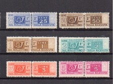 ITALIA**  1947  PACCHI POSTALI RUOTA 6 VALORI