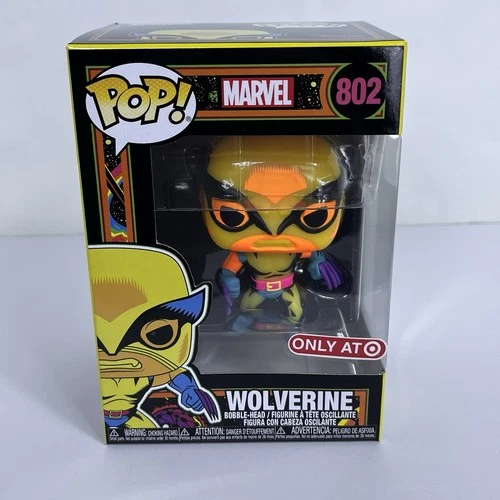Funko Pop! Wolverine Black Light #802 Target Exclusive Marvel Vinyl Figure