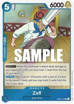Zeff - OP03-047 - R - Foil - Near Mint
