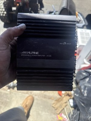 Alpine 3513S 2 channel bridgeable Power Amplifier ''Old School''