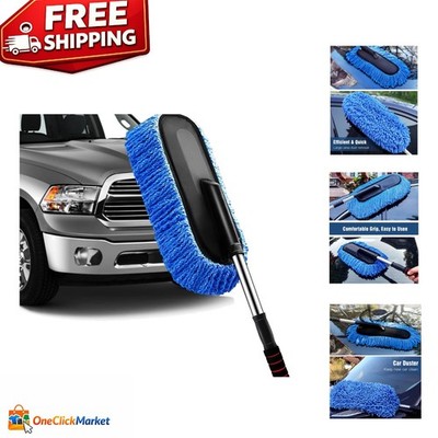 Scratch-Free Microfiber Duster for Effortless Car and Furniture Care