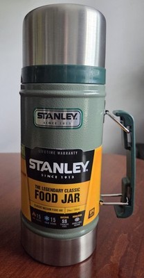 Stanley Classic Vacuum Insulated Stainless Steel Food Jar 24 oz Hammertone Green