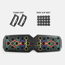 Portable Foldable Push-Up Board Set with Handles Multifunctional Fitness Equipme