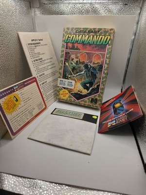 Commando 1985 Data East Commodore 64 Big Box. V1