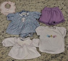 6-9 Months 5 Piece Baby Girls Clothing Dresses Embroidered Shorts All VERY Nice