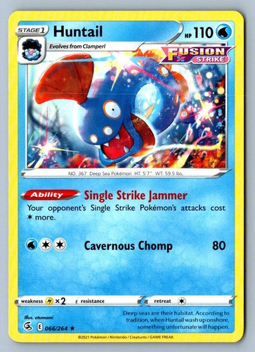 Huntail 66/264 Fusion Strike Pokemon NM
