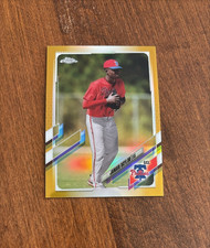 Jamari Baylor 2021 Topps Pro Debut Chrome Gold Refractor PDC-149 Phillies /50