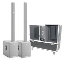 LD Systems MAUI 44 G2 White Package  Pair w/ ProX Flightcase