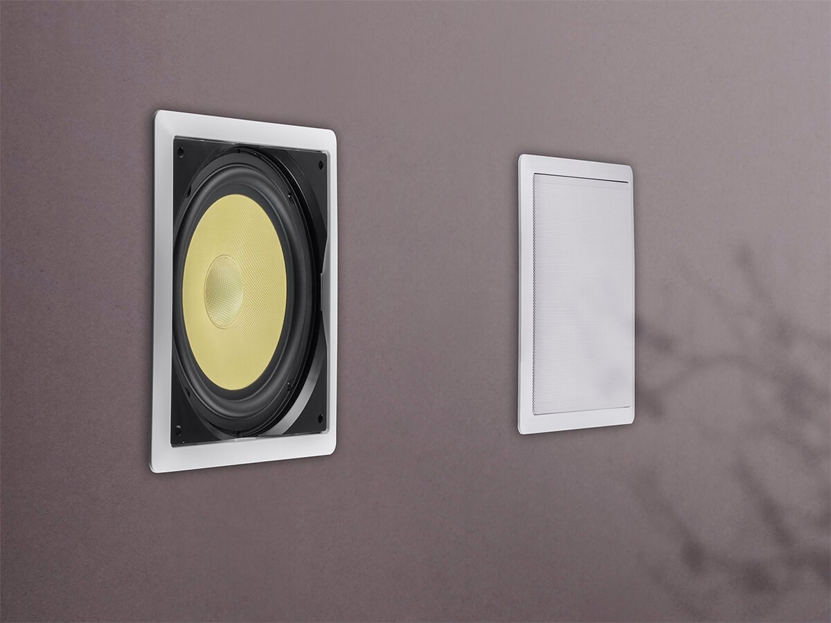 Monoprice Caliber Fiber In-Wall Speaker - 10 Inch (Each) 300 Watts Subwoofer