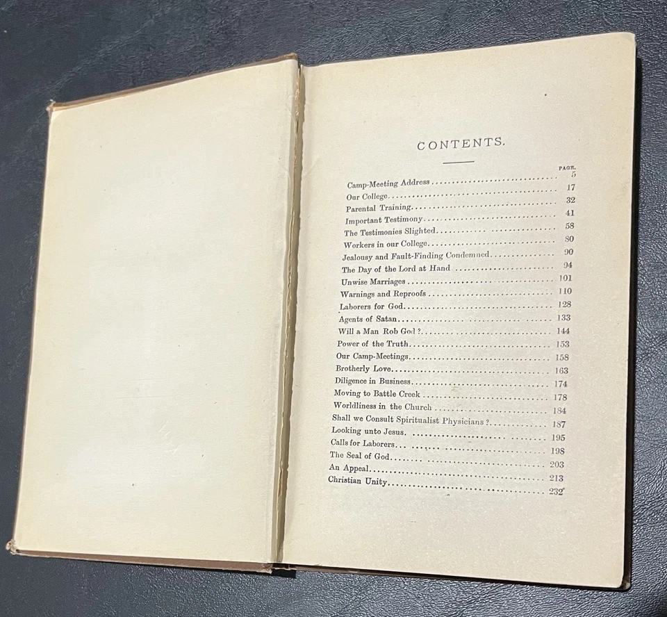 Testimony For The Church By Ellen G. White #31, 1882, Third Edition, Rare - Image 3 of 4