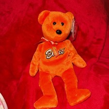 Ty Beanie Baby COCO PRESLEY Orange Elvis Presley Bear (Exclusive) 8.5" NMWNMT