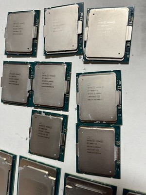 16 x LOT  12 x Intel Xeon E7-8867 v4 SR2S6 2.4GHz  Processor  + 4 X SR3GN SILVER