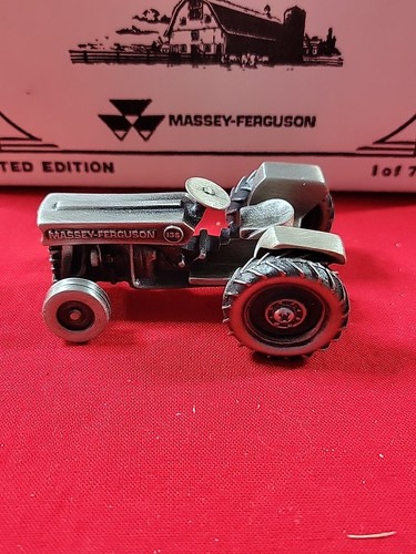 Spec-cast Pewter Collectibles Massey Ferguson 135 Tractor Limited Ed. 1 Of 7500 - Picture 2 of 4