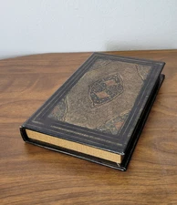 Faux Leather Hollow Book Safe, Secret Storage Box