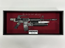 NECA Grindhouse Planet Terror Cherry’s Gun Replica Signed Rose McGowan JSA COA