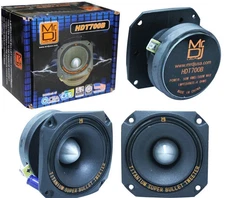 MR DJ HDT700B -3.5"Titanium Bullet High Compression Tweeter 10 Oz Ferrite Magnet