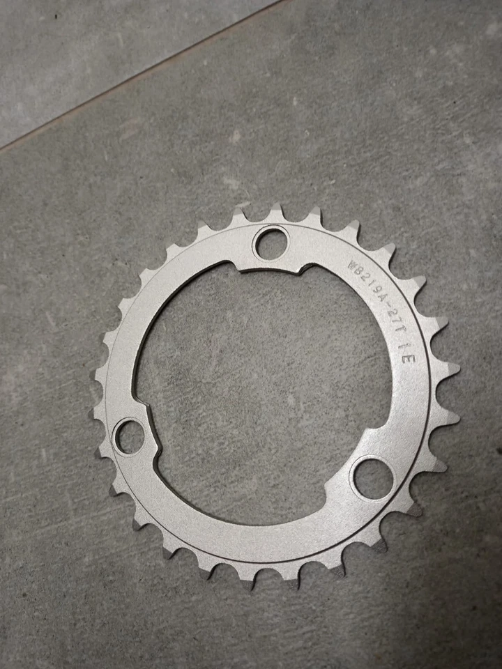 Anillo de cadena FSA Pro ATB 27t ciclismo 3 pernos 86 mm 380-0527 C gris CNC Foto 3 de 4