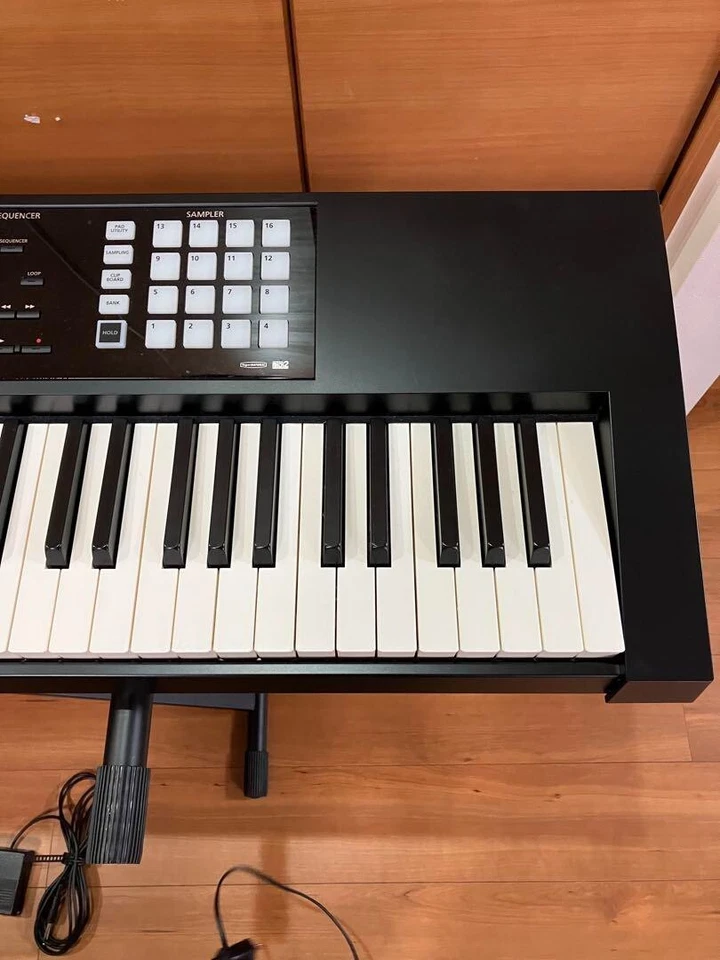 Roland FA-08 Keyboard Synthesizer Workstation W/AC cable From Japan Used Working - Image 4 of 4