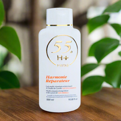55H+ Harmonie Reparateur Multi-Vitamin-Lotion 16,8 Oz.