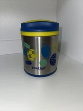  Contigo Stainless Steel Kids Food Jar 10oz Sports Theme New