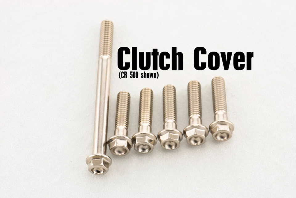 Kit de pernos de motor para Honda CR 500R | Funciona níquel, aspecto Ti sin el precio Ti! Foto 2 de 4