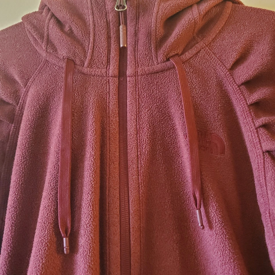 Sudadera con capucha para mujer The North Face XXL Mezzaluna rojo granate profundo Gorpcore ligero Foto 4 de 4
