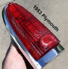 1953 Plymouth Tail Light Assembly Oem Mopar 1527564 Cb-22254 Cb-22113