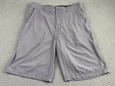 Lululemon Athletica Shorts Men's Size 32 Multicolor Graph Check 5 Pocket EXC