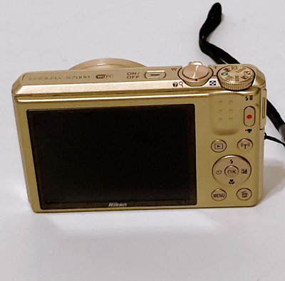 Mint] Nikon COOLPIX S7000 Gold 16.0MP 20x Compact Digital Camera
