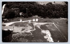 Vintage RPPC Birds Eye Ariel View of Farm Calberne Studio De Pere WI P23