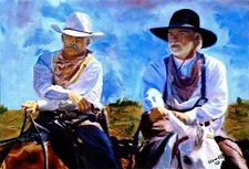 Leaving Lonesome Dove  20 x 30  Signed and Numbered