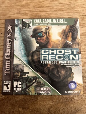 Ghost Recon Advanced Warfighter Tom Clancy's Video Game Pc Cd-ROM