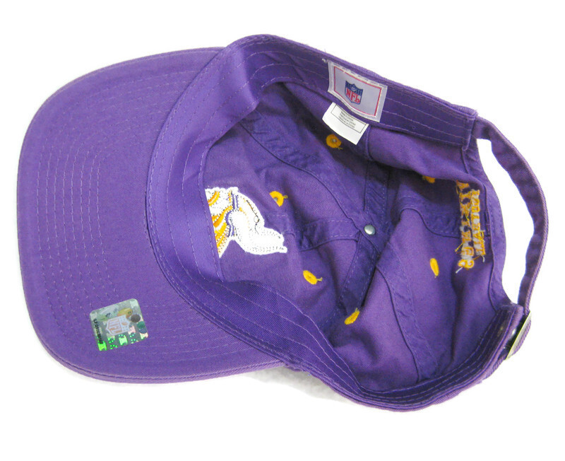 MINNESOTA VIKINGS Men's Purple Baseball Cap Hat Adult Strapback NFL