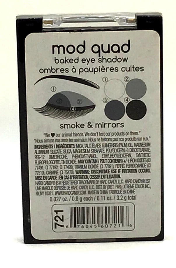 (1)  Hard Candy Mod Quad Baked Eyeshadow #721 Smoke & Mirrors FREE SHIPPING!!!!! - Image 2 of 2
