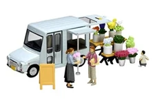 Geocolle 64 1/64# Car Snap 17a Flower Shop die-cast mini car set Japan