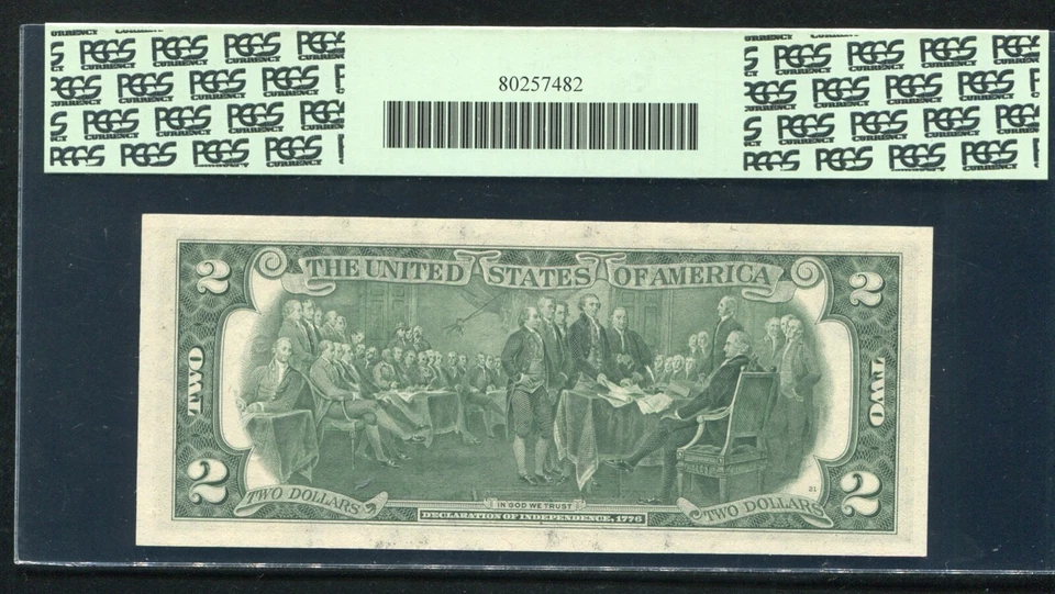 FR. 1935-C* 1976 $2 *STAR* FRN PHILADELPHIA, PA PCGS GEM UNCIRCULATED-66PPQ (C) - Image 2 of 2