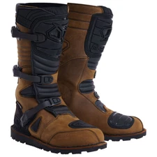 MSR™ Waterproof Adventure Motorcycle Boots Size 9 Brown