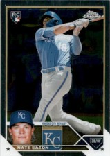 2023 Topps Chrome Nate Eaton #96 Kansas City Royals