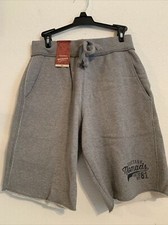 NWT Arizona Jeans Men  s Sweat Shorts Sz S Gray Retail: 34 MW-89 