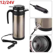 Electric Heating Cups Kettle Stainless Steel Water Heater Bottles Auto Shut Off